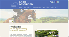 Desktop Screenshot of ecurie2beauclerc.com